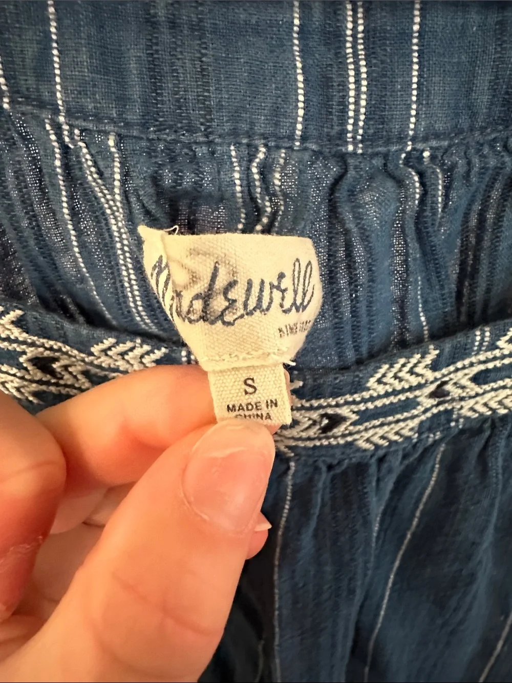 Madewell soft indigo
